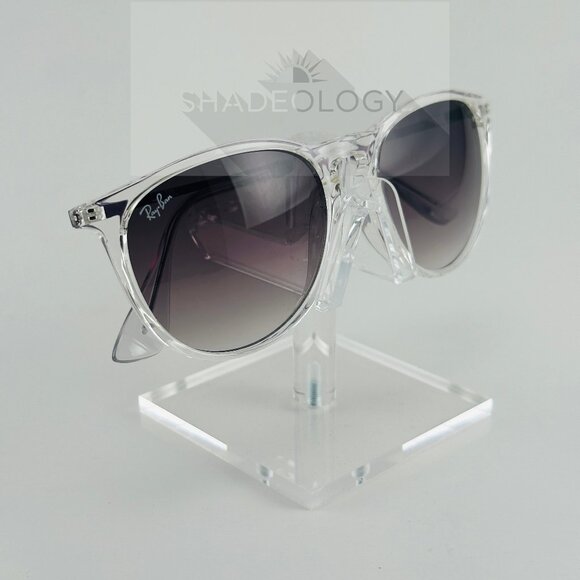 Ray-Ban Women Sunglasses RB4171 Erika Transparent Frame Grey Gradient Lens 54mm main image 7